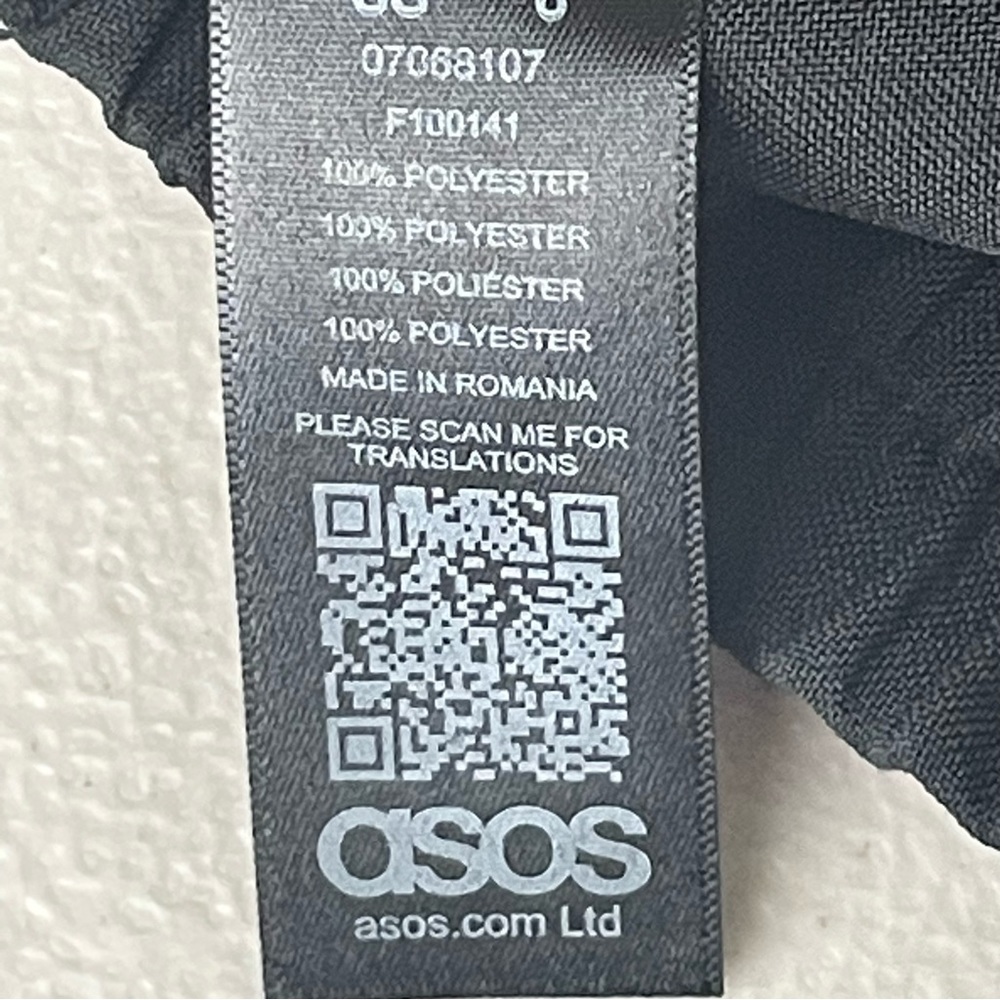 ASOS NWT WOMEN’S BLACK HIGH RISE TROUSER CASUAL PANTS 6 - Picture 10 of 10